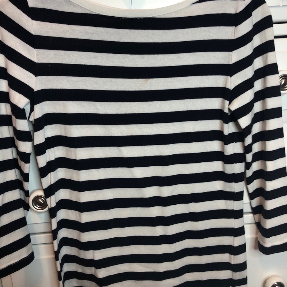 talbots striped shirt